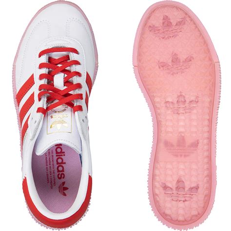 adidas sneaker damen weiß rot|rote Sneaker für Damen .